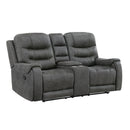 Oberon Double Reclining Love Seat With Center Console