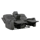 Oberon Double Reclining Love Seat With Center Console