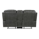 Oberon Double Reclining Love Seat With Center Console
