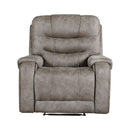 Oberon Reclining Chair in Brown/Gray - 9634GBR-1