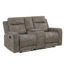 Muncie Double Reclining Love Seat With Center Console