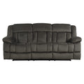 Laurelton Double Reclining Sofa - Brown