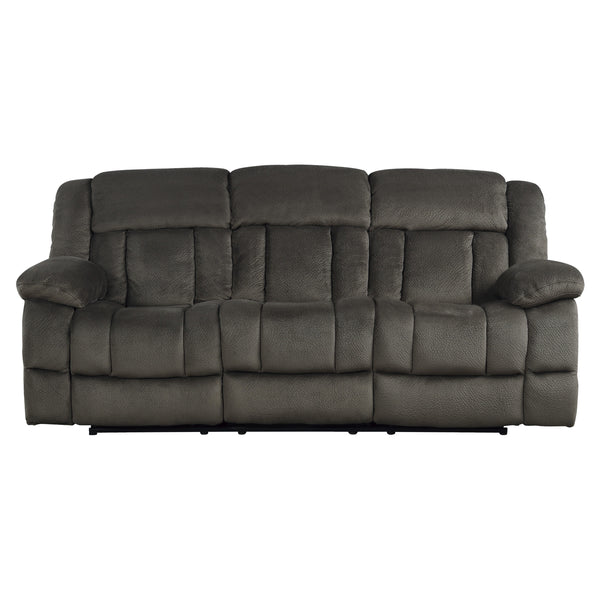 Laurelton Double Reclining Sofa in Brown - 9636-3