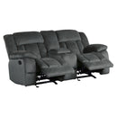 Laurelton Double Glider Reclining Love Seat With Center Console