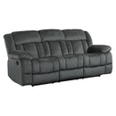 Laurelton 2pc Set: Sofa, Love in Gray - 9636CC*2