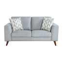Broadway Love Seat - Blue,Gray