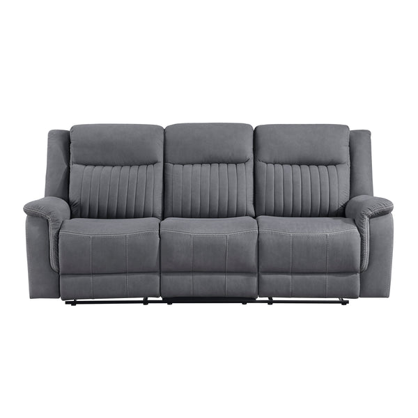 Dean Double Reclining Sofa in Gray - 9646GY-3