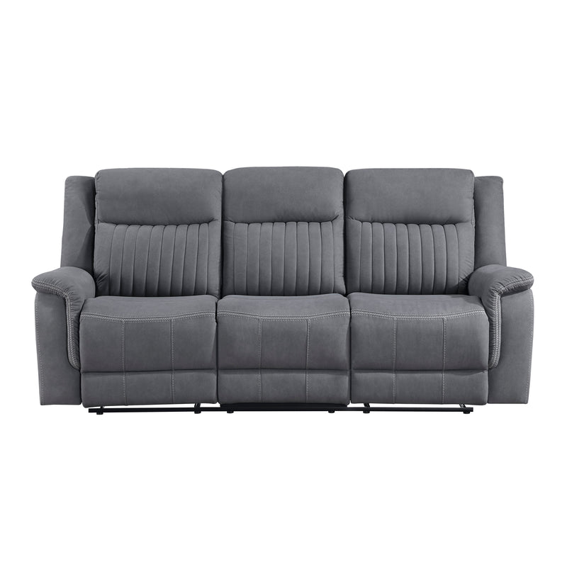 Dean Double Reclining Sofa in Gray - 9646GY-3