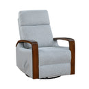Margerie Swivel Glider Reclining Chair - Brown,Gray