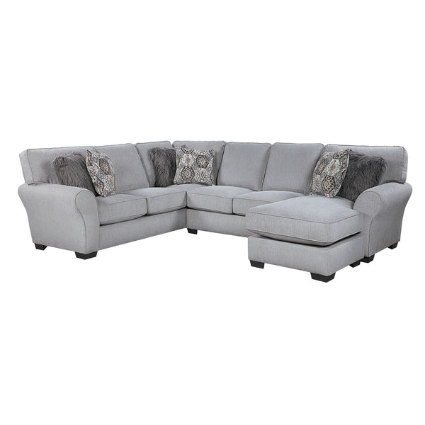 Kieran 2-Piece Reversible Sectional in Gray - 9679GY*SC