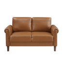 Hector Love Seat - Brown