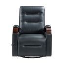Margot Swivel Glider Reclining Chair - Blue