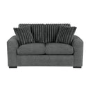 Athena Love Seat-9720dgy-2