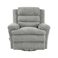 Oxford Swivel Glider Reclining Chair - Gray