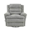 Oxford Swivel Glider Reclining Chair - Gray