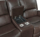 Austin Double Reclining Love Seat With Center Console