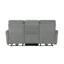Edition 2pc Set: Sofa, Love (Power) in Gray - 9804DV*2PWH