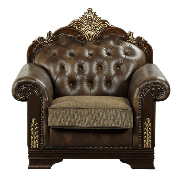 Croydon (2)Chair in Brown - 9815-1*