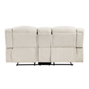 Nutmeg Double Reclining Love Seat With Center Console