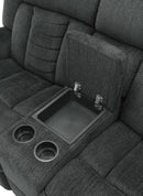 Nutmeg Double Reclining Love Seat With Center Console