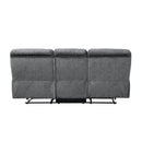 Muirfield Double Reclining Sofa in Gray - 9913-3