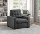 Mccafferty Chair With Pull-Out Ottoman-9916dg-1