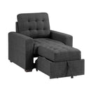 Mccafferty Chair With Pull-Out Ottoman-9916dg-1