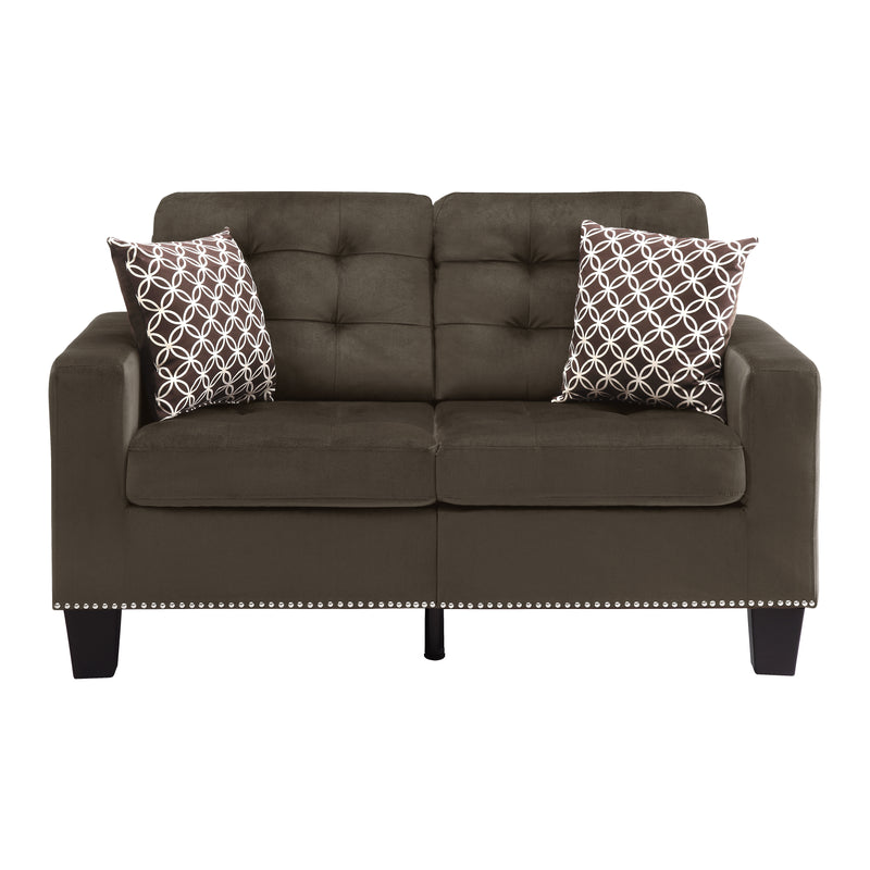 Lantana Loveseat in Brown - 9957CH-2