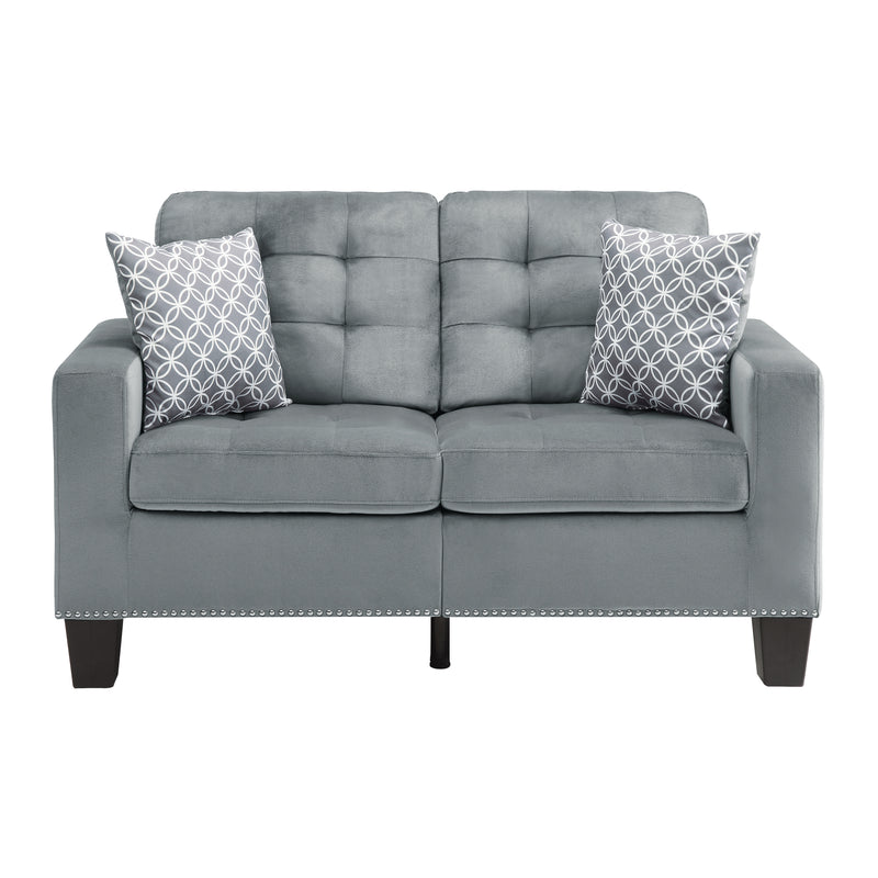 Lantana Loveseat in Gray - 9957GY-2