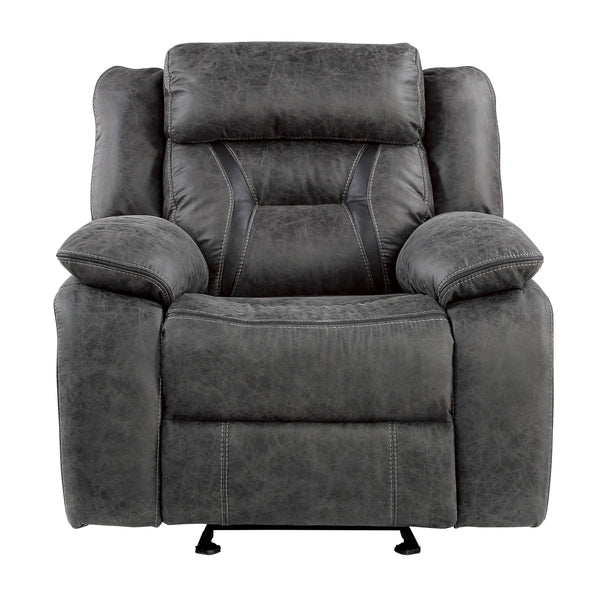Madrona Hill Glider Reclining Chair in Gray - 9989GY-1