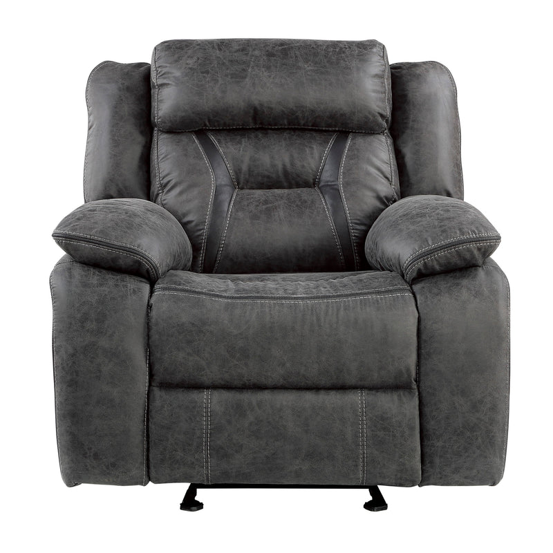 Madrona Hill Glider Reclining Chair in Gray - 9989GY-1