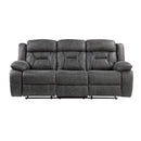 Madrona Hill Double Reclining Sofa - Gray