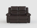 Jarita 2pc Set: Sofa, Love in Brown - 8329CH*2