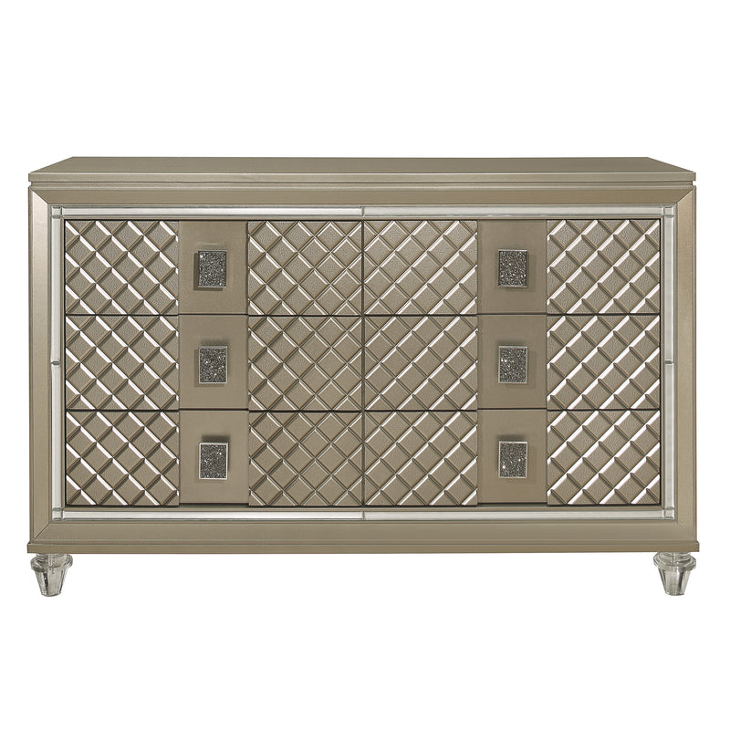 Loudon Dresser in Gold/Silver/Champagne - B1515-5