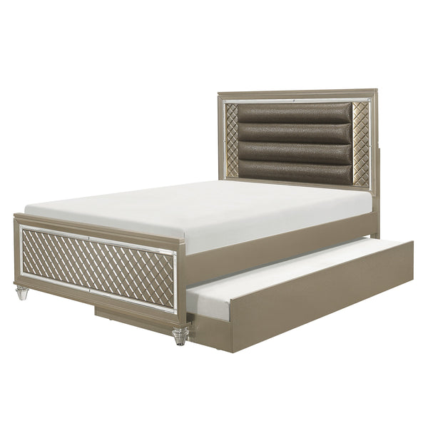 Loudon Trundle/Toybox in Gold/Silver/Champagne - B1515-R