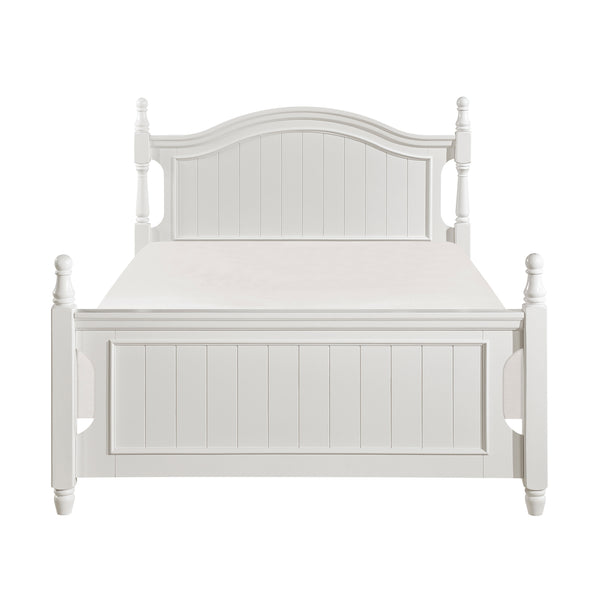 Clementine Full Platform Bed in White - B1799F-1