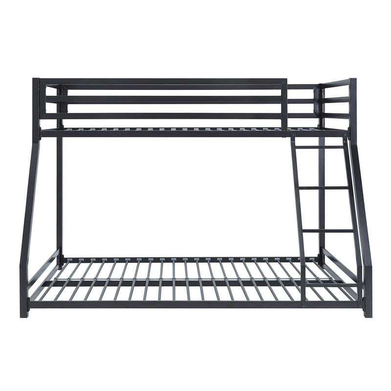 Jovie Twin/Full Bunk Bed in Black - B2010BKTF-1
