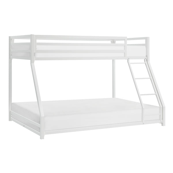 Jovie Twin/Full Bunk Bed in White - B2010WHTF-1