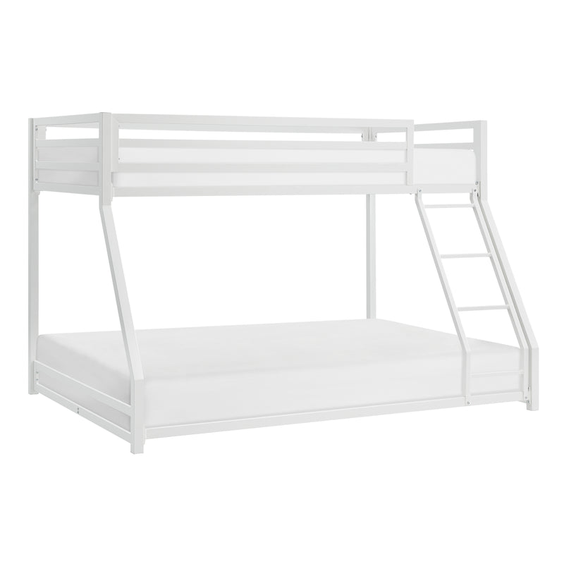Jovie Twin/Full Bunk Bed in White - B2010WHTF-1