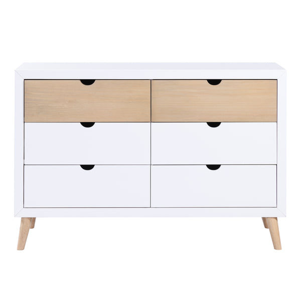 Asker Dresser in Brown/White - B2012-5