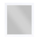 Asker Mirror in Brown/White - B2012-6