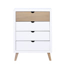 Asker Chest in Brown/White - B2012-9