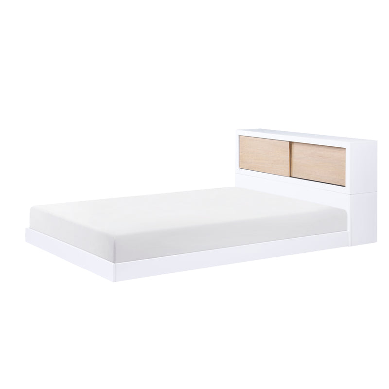 Asker (3) Full Bookcase Bed in Brown/White - B2012BCF-1*
