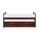Rowe Twin/Twin Bed with Twin Trundle in Cherry - B2013RTDC-1R