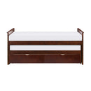 Rowe (4) Twin/Twin Bed with Storage Boxes in Cherry - B2013RTDC-1T*