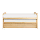 Bartly Twin/Twin Bed with Twin Trundle in Natural - B2043RT-1R