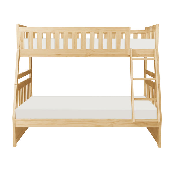 Bartly (3) Twin/Full Bunk Bed in Natural - B2043TF-1*