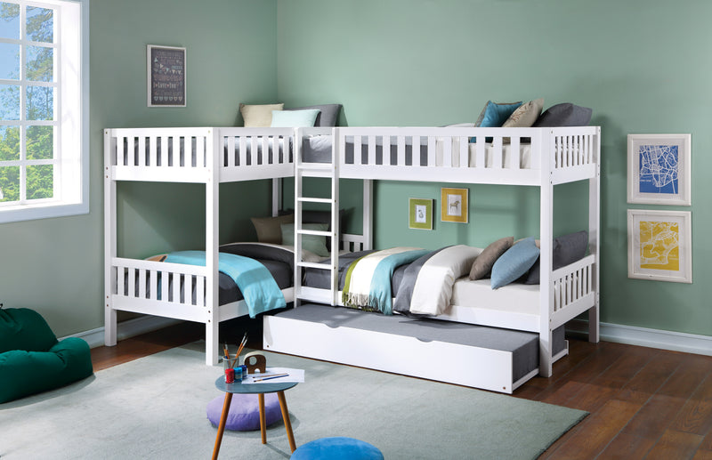 Galen Twin Trundle in White - B2053W-R
