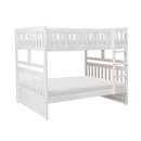Galen (3) Full/Full Bunk Bed in White - B2053FFW-1*