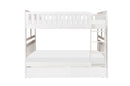 Galen (4) Full/Full Bunk Bed with Storage Boxes in White - B2053FFW-1*T